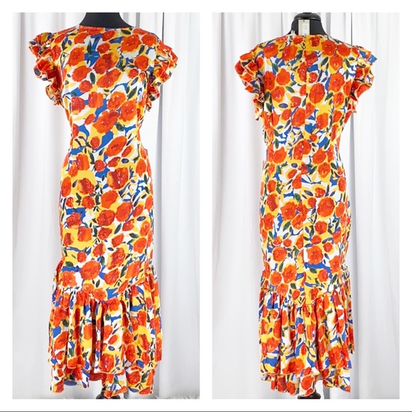 Never Fully Dressed Frieda Maxi Dress Ruffles - Picture 3 of 14